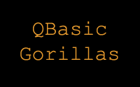 QBasic Gorillas