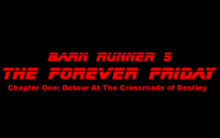 Barn Runner 5: The Forever Friday - Chapter 1